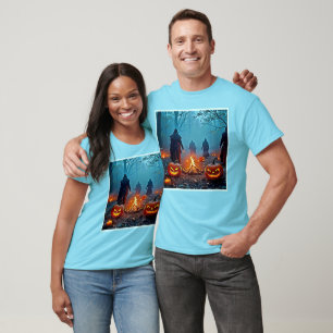 T-shirt Conception rituelle d'Halloween éffrayant