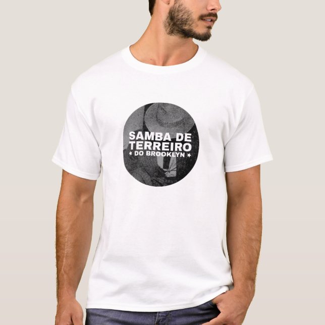 T-shirt Conception ronde noir et blanc (Devant)