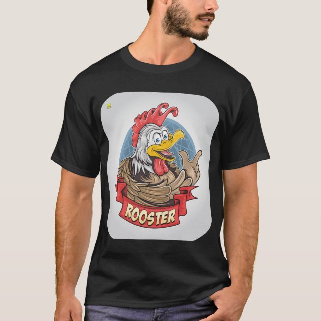 T-SHIRT CONCEPTION ROOSTER OU POULET (Devant)