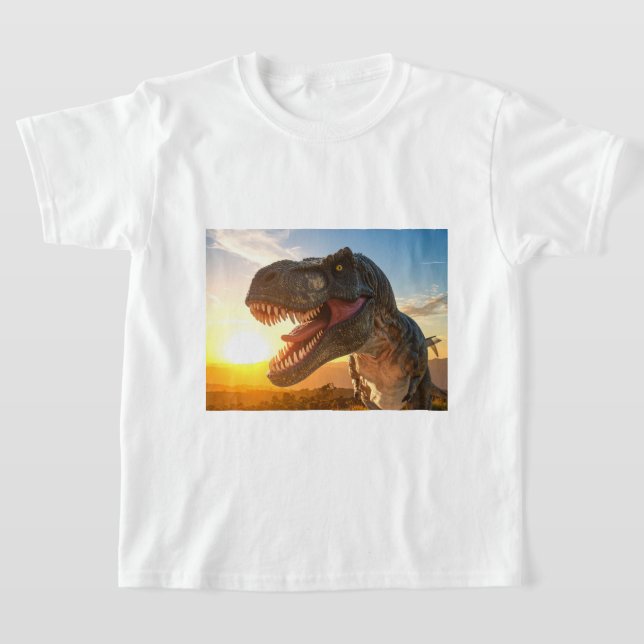 T-shirt Conception Rugissement T-Rex (Poser)