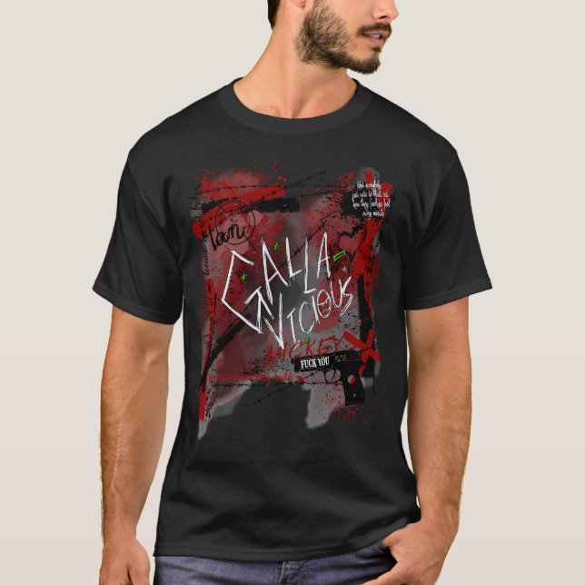 T-shirt conception sanglante de Gallavich (Devant)