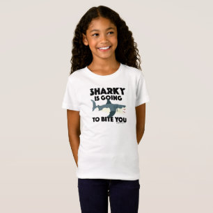T-Shirt Conception Sharky Va Vous Mordre - Jupe Fille Fine