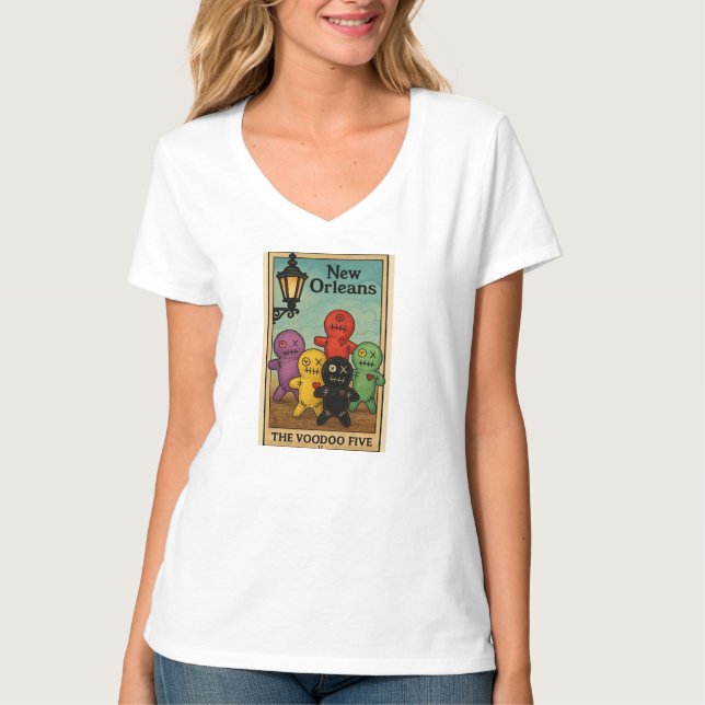 T-shirt Conception sur le thème de La Nouvelle-Orléans app (Devant)