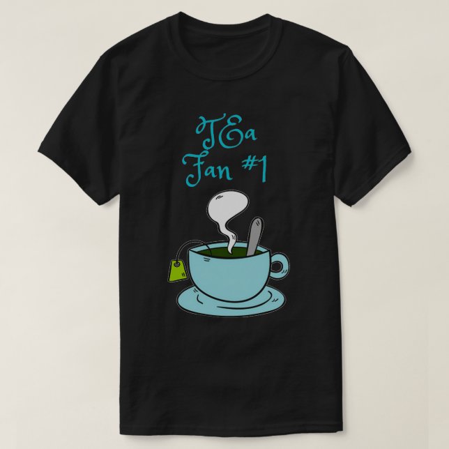 T-shirt Conception tasse de thé pour les amateurs de thé (Design devant)