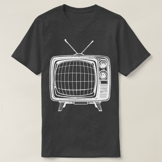 T-shirt conception télévisuelle rétro 1 (Design devant)