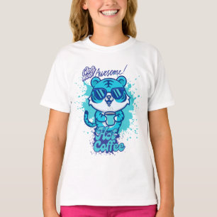 T-shirt Conception tendance café chaud
