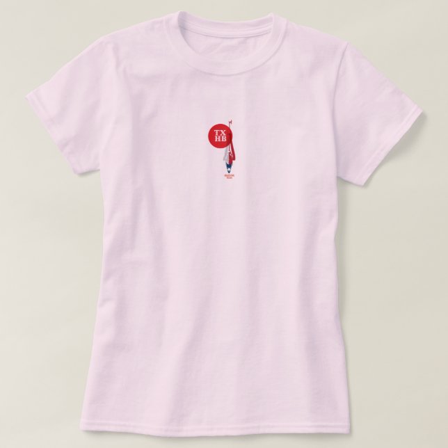 T-shirt Conception Texas Heli Bash 4. Gris (Design devant)