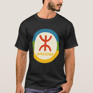 T-shirt Conception Tifinagh Amazigh Kabyle Montre Fierté B