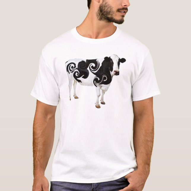 T-shirt Conception tordue de vache (Devant)