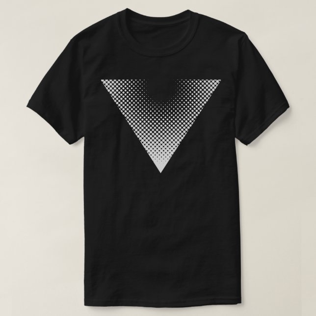 T-shirt Conception triangulaire (Design devant)
