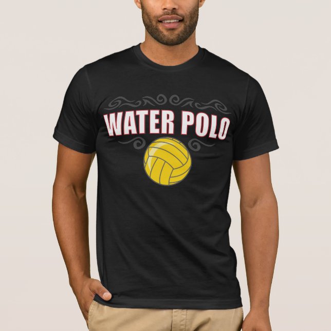 T-shirt Conception tribale de polo d'eau (Devant)