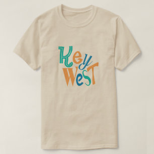 T-shirt Conception typographique d'amusement de Key West