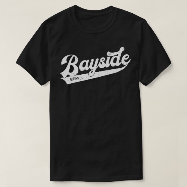 T-shirt Conception typographique en détresse Bayside Queen (Design devant)