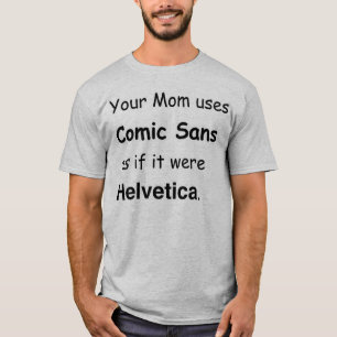 T-shirt Conception typographique moderne ironique