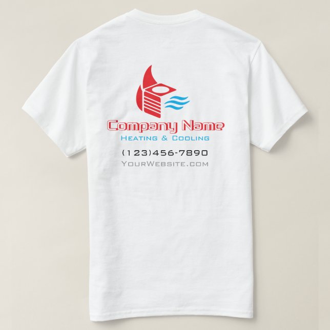 T-shirt Conception uniforme de logo de CVC moderne (Design dos)