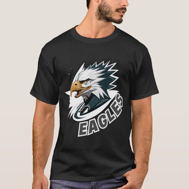 T-shirt Conception unique d'aigle royal - Moderne et puiss (Devant)