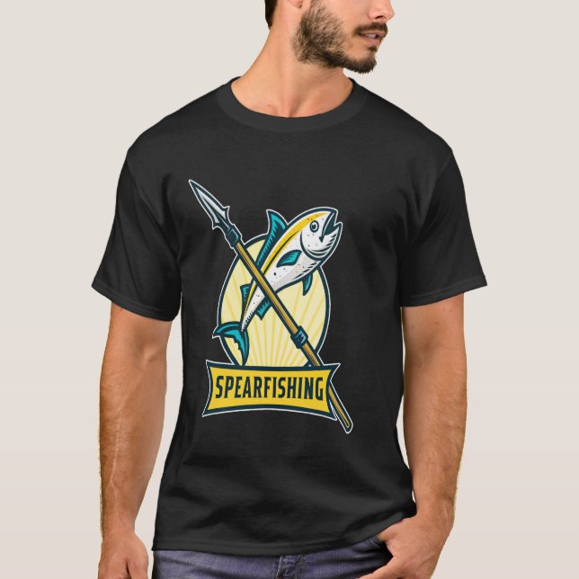 T-shirt Conception unique d'aventure de pêche à l'épuisett (Devant)