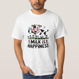 T-shirt Conception unique pour les fans de lait