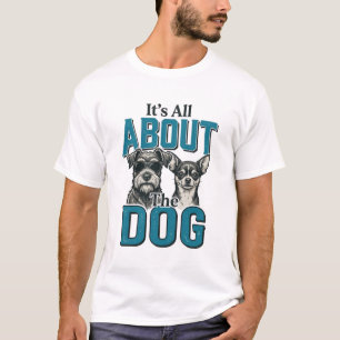 T-shirt Conception vectorielle de citation d'amant de chie