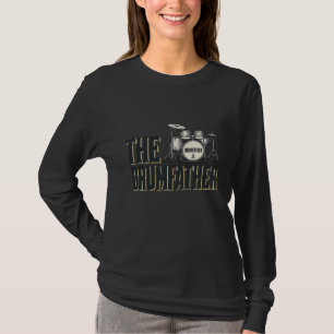 T-shirt Conception vectorielle de citation de batteur Drum