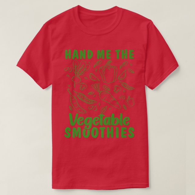 T-shirt Conception végane pour mangeur de nourriture végét (Design devant)