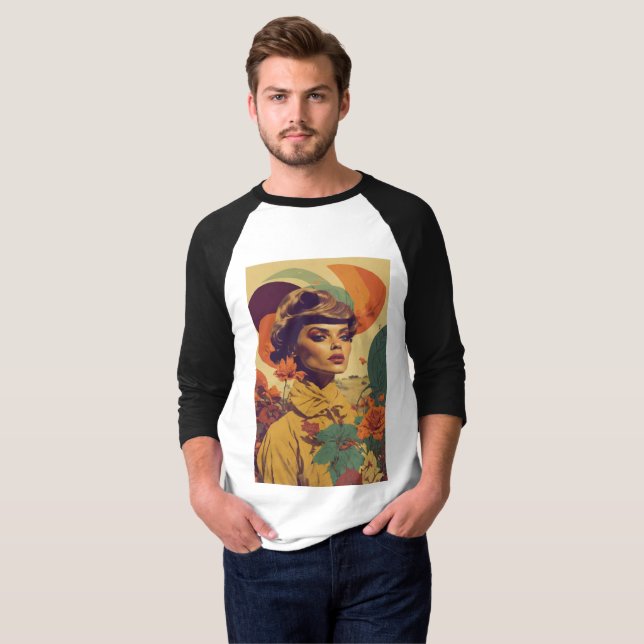 T-shirt Conception vintage (Devant entier)