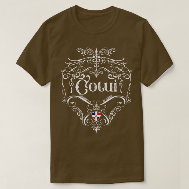 T-shirt Conception Vintage Cotui 1 (Design devant)