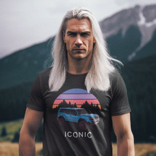 T-shirt Conception Vintage Iconique De Véhicule Extérieur 