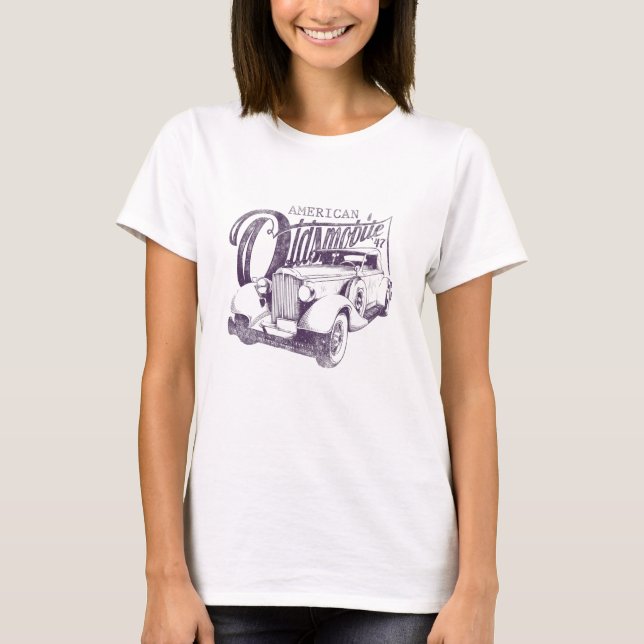 T-shirt Conception Vintage Oldsmobile (Devant)