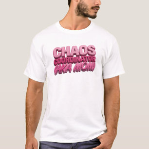 T-shirt Conception visuelle MAMAN COORDINATRICE DE CHAOS R