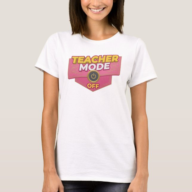 T-shirt Conception visuelle rose expressive MODE D'ENSEIGN (Devant)