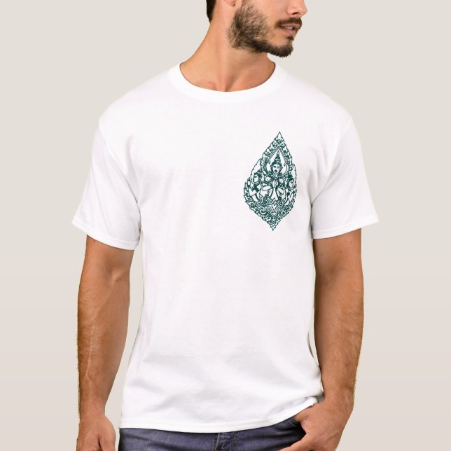 T-SHIRT CONCEPTIONS ASIATIQUES D'ART DE YANT BOUDDHA (Devant)