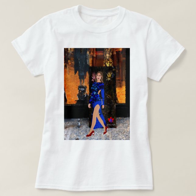T-shirt Conceptions créatives de la dame Qc LeeMariie (Design devant)
