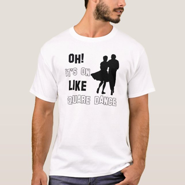T-shirt conceptions de danse carrée (Devant)