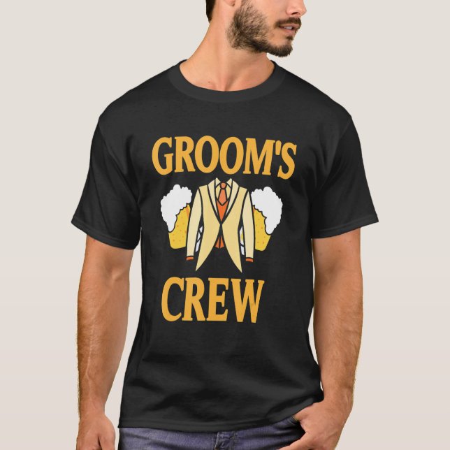 T-shirt Conceptions de fête de garçons d'honneur Rétro Coo (Devant)