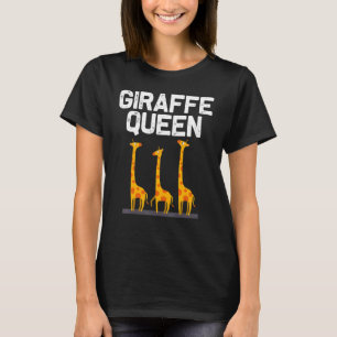 T-shirt Conceptions de girafe pour femmes maman safari fau