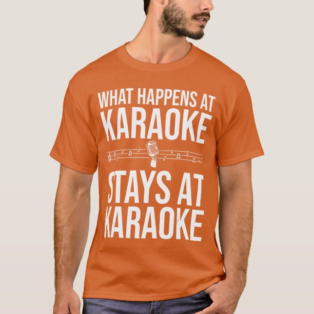 T-shirt Conceptions de karaoké drôles pour hommes femmes c (Devant)
