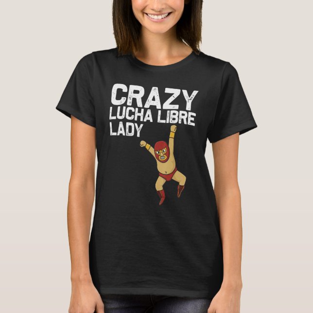 T-shirt Conceptions de Lucha Libre Femmes Maman Lutte Mexi (Devant)