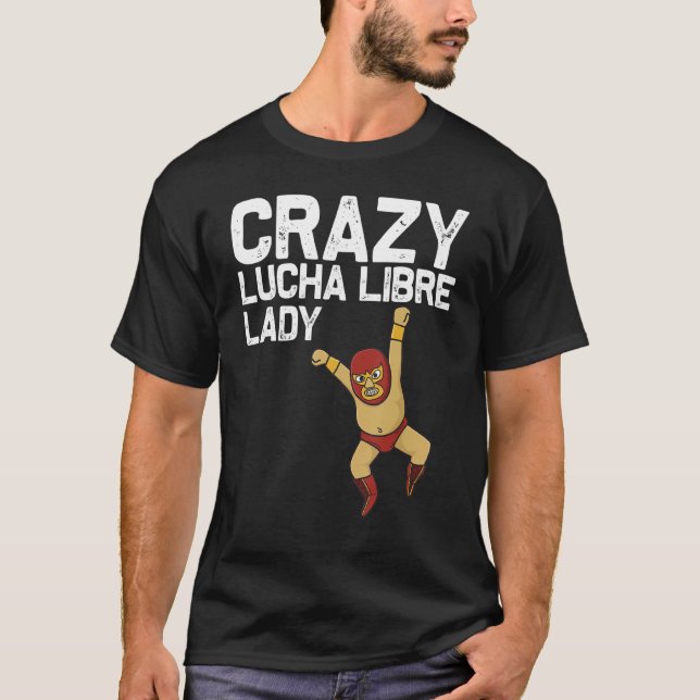 T-shirt Conceptions de Lucha Libre Femmes Maman Lutte Mexi (Devant)