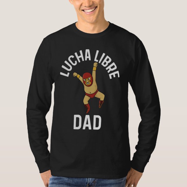 T-shirt Conceptions de Lucha Libre pour les hommes de papa (Devant)