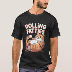 T-shirt Conceptions de massage de chat drôle de Rolling Fa