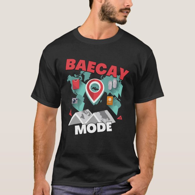 T-shirt Conceptions de mode Baecay pour couples Bae King B (Devant)