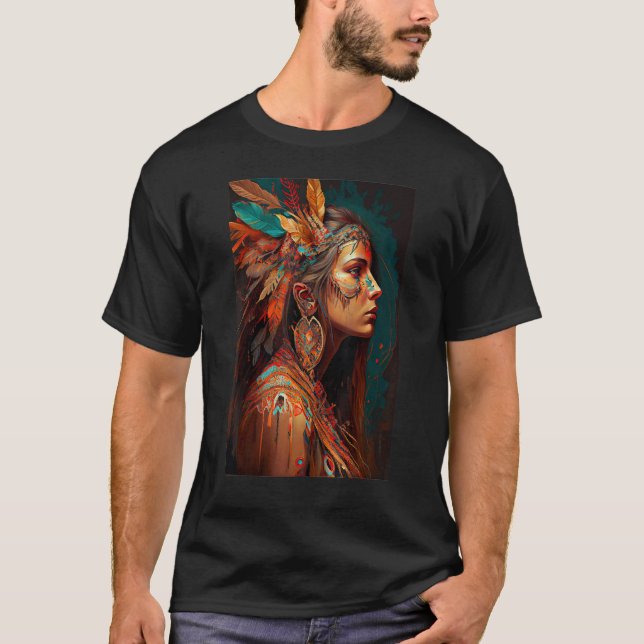 T-shirt Conceptions de mode boho (Devant)
