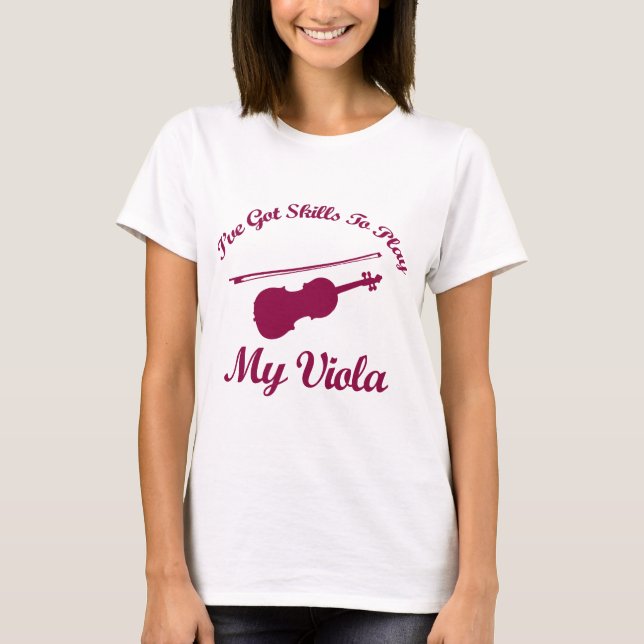 T-shirt conceptions de musical d'alto (Devant)