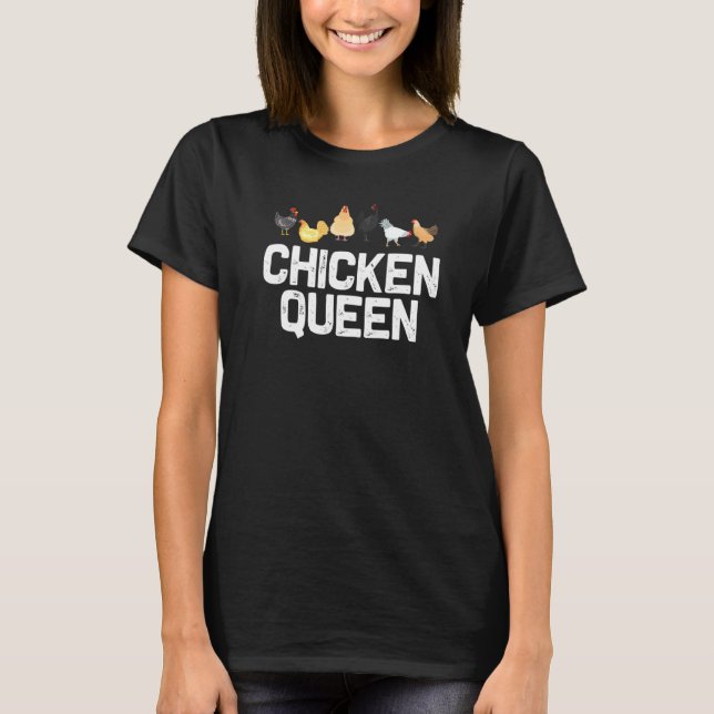 T-shirt Conceptions De Poulet Pour Femmes Mère Élevage De  (Devant)