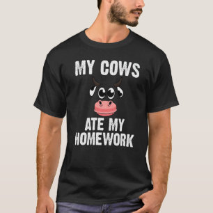 T-shirt Conceptions de vache Enfants Tout-petits Élevage d