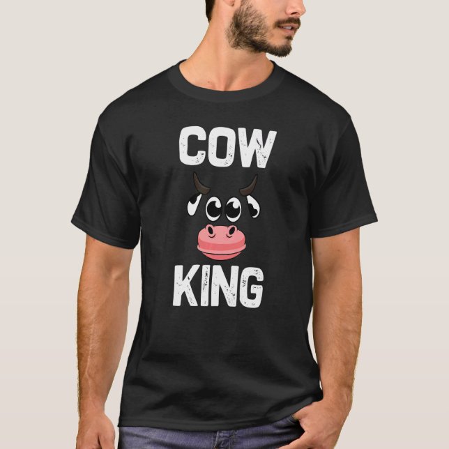 T-shirt Conceptions de vache pour homme papa élevage de bé (Devant)