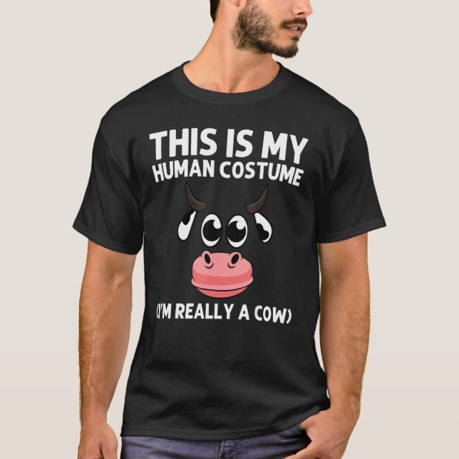 T-shirt Conceptions De Vache Pour Hommes Femmes Élevage De (Devant)