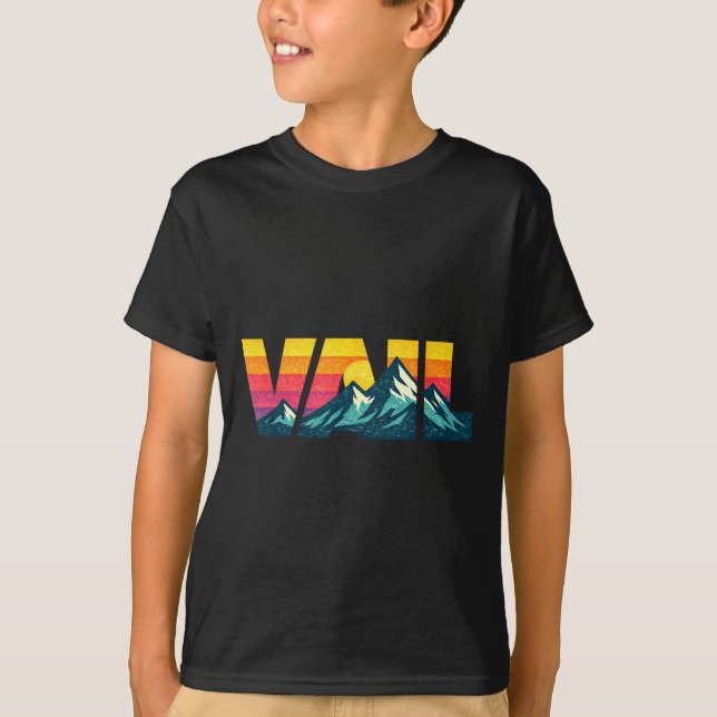 T-shirt conceptions de Vail _ vail denver _ vêtements vail (Devant)