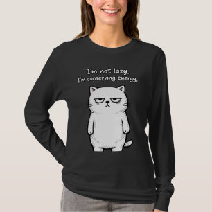 T-shirt Conceptions drôles de chats humour sarcastique pou